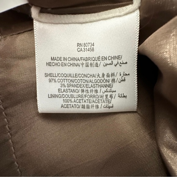 Women’s Tan Pleated Lined Belted Mini Skirt ~ Size 0 - Picture 6 of 9